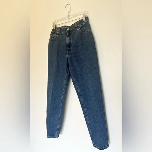 Levis Vintage‎ 90s Paper Tag Jeans Tapered Leg Relaxed Fit Size 12 Runs Small - Picture 4 of 13